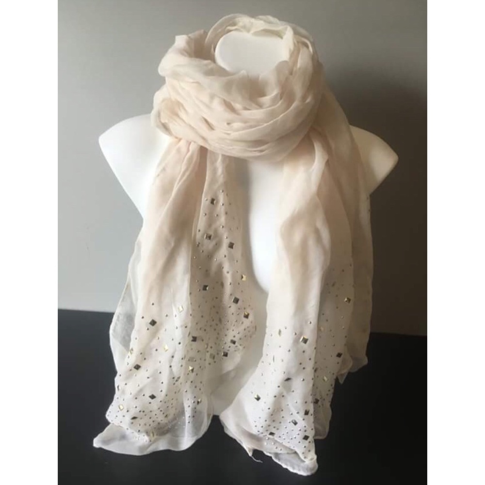 Cream Scarf
